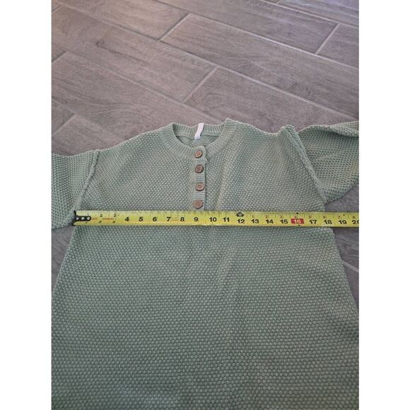 Women's Wishlist Knit Lounge Set Long Sleeve Wide Cropped Ankle Length Pants Gre - Picture 9 of 12